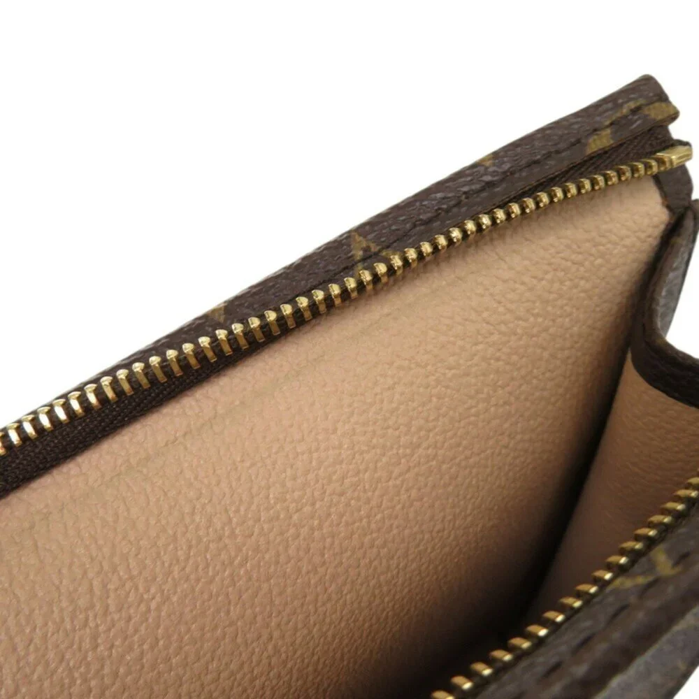 LOUIS VUITTON Authentic Brown Monogram Clutch Bag - Picture 10 of 11